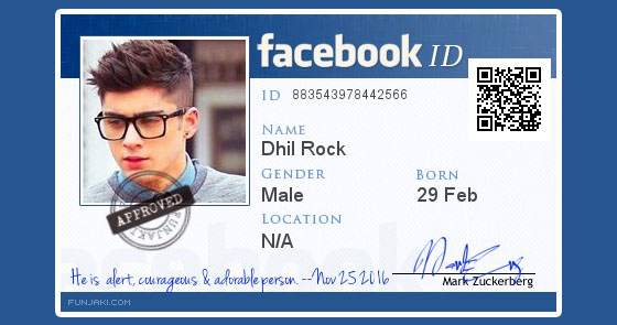 Fake id card generator for facebook - plmstation