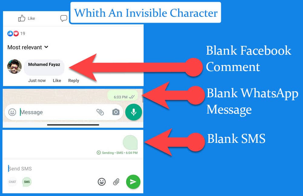 Copy Invisible Character From Here To Paste On Social Media